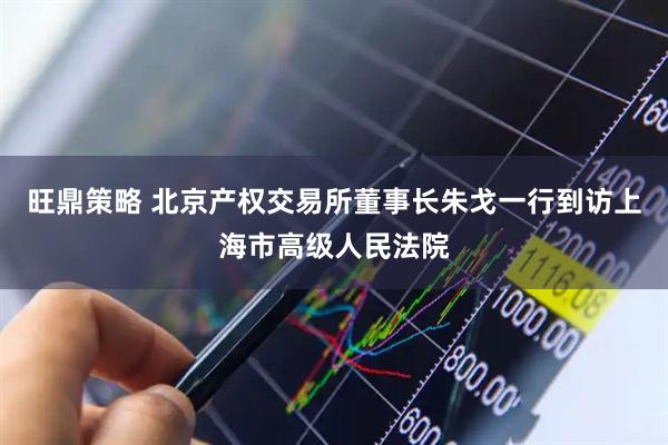 旺鼎策略 北京产权交易所董事长朱戈一行到访上海市高级人民法院