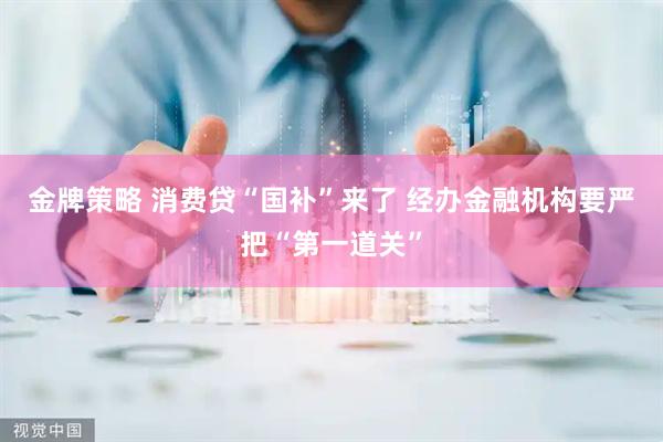 金牌策略 消费贷“国补”来了 经办金融机构要严把“第一道关”